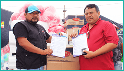 Donacion para las familias de la comunidad de Oasis - VES