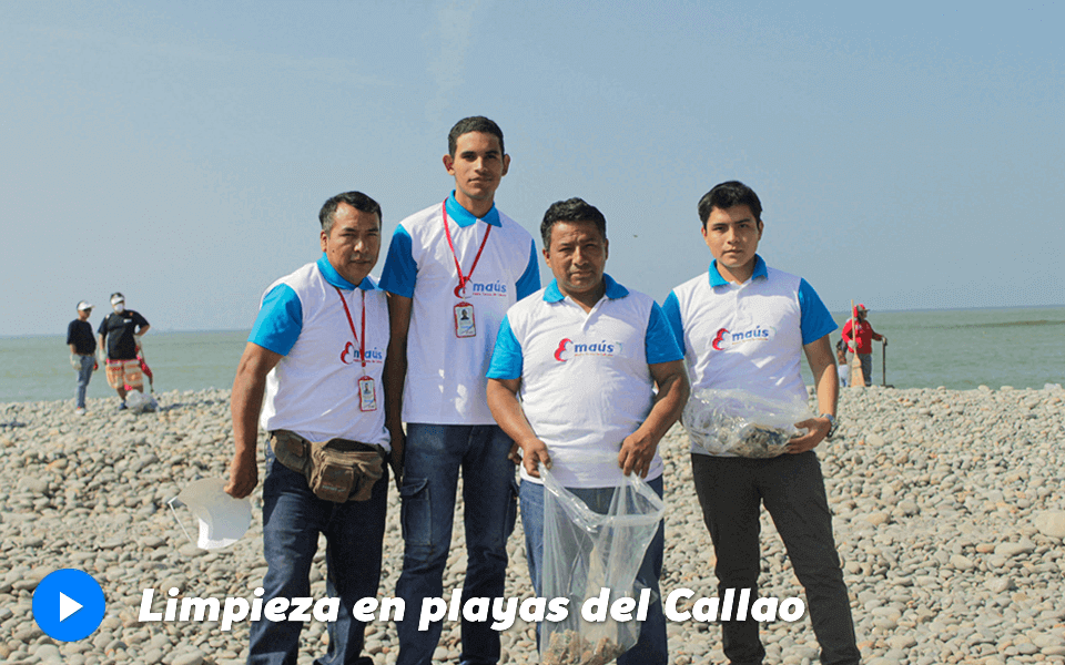 Reciclaje en playa